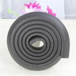 Corners protection strip, length 2 m, 35 mm, tables, baby's room, black color